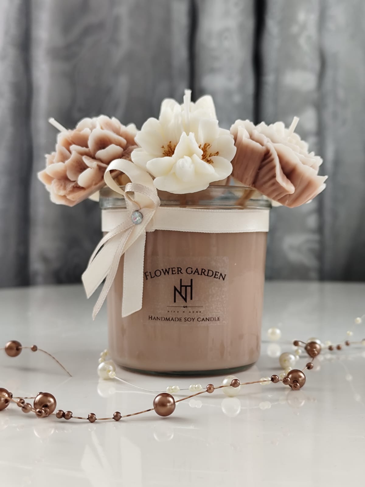 Flower Garden NH 1 – Luxusní sójové svíčky | Nika's Home
