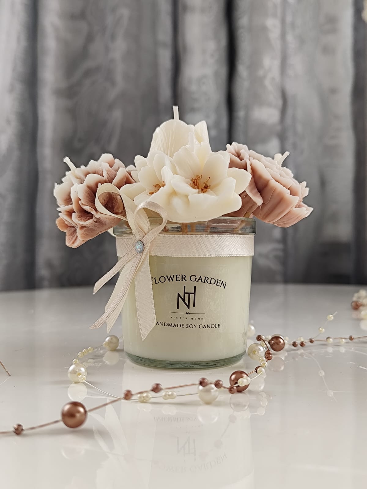 Flower Garden NH 1 – Luxusní sójové svíčky | Nika's Home