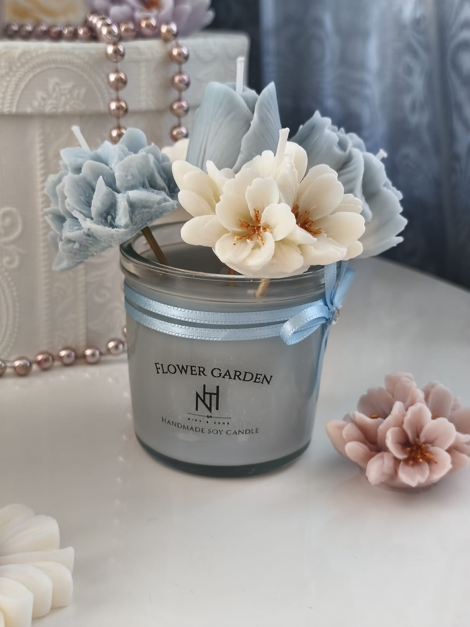Flower Garden NH 2 – Luxusní sójové svíčky | Nika's Home