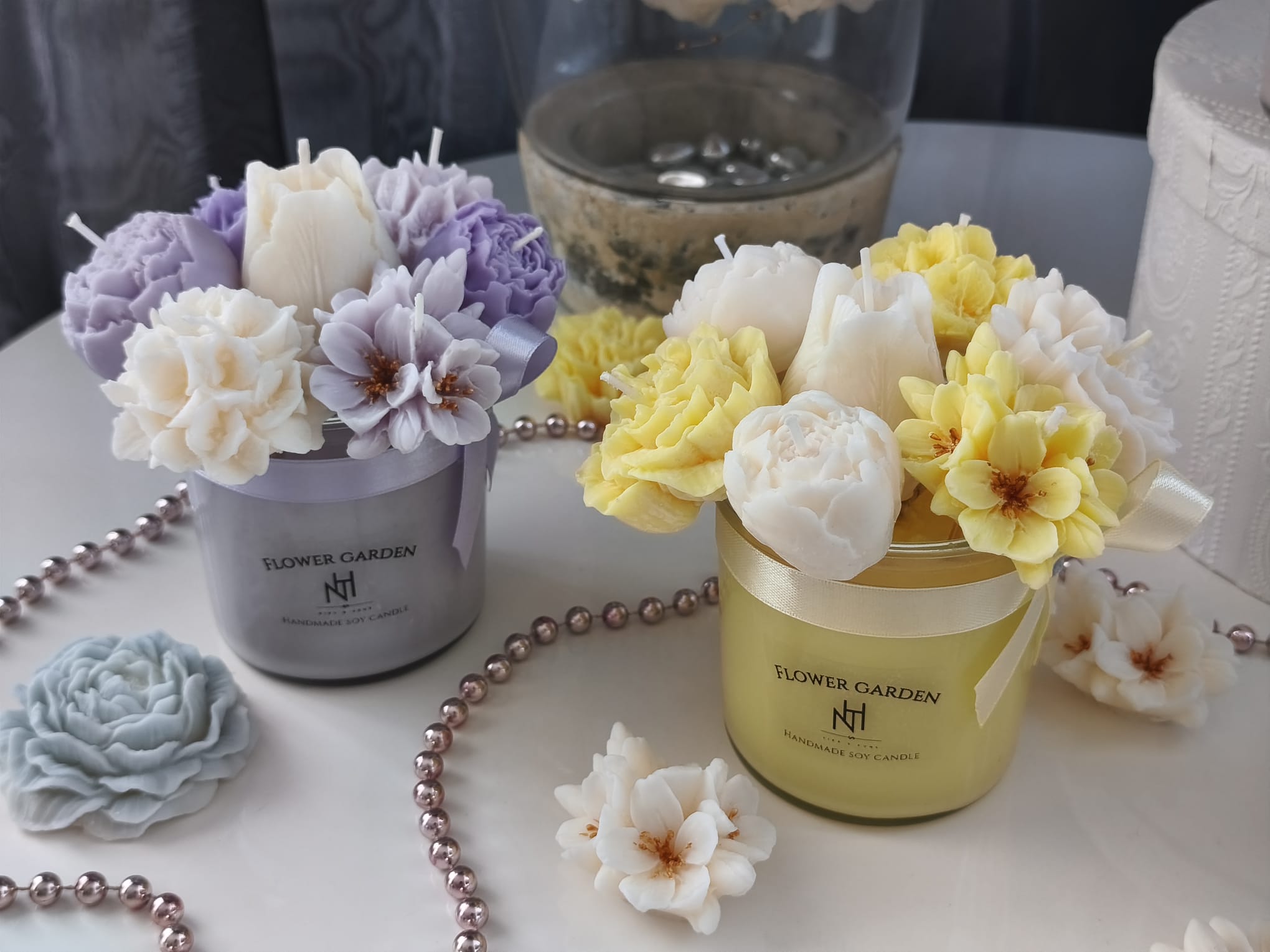 Flower Garden NH 1 – Luxusní sójové svíčky | Nika's Home