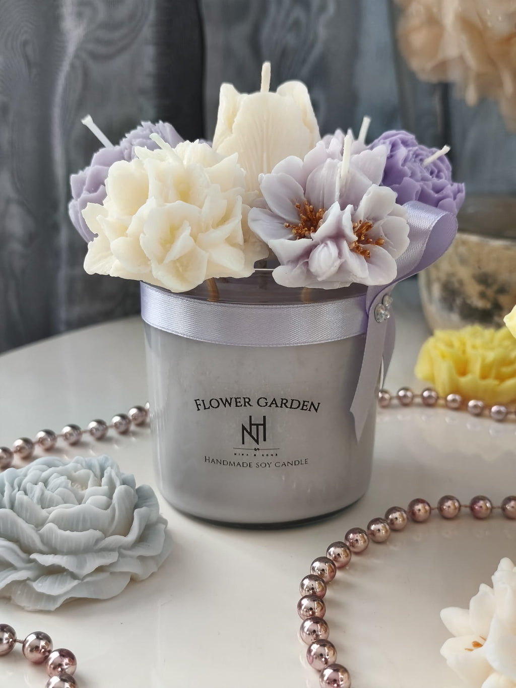 Flower Garden NH 1 – Luxusní sójové svíčky | Nika's Home