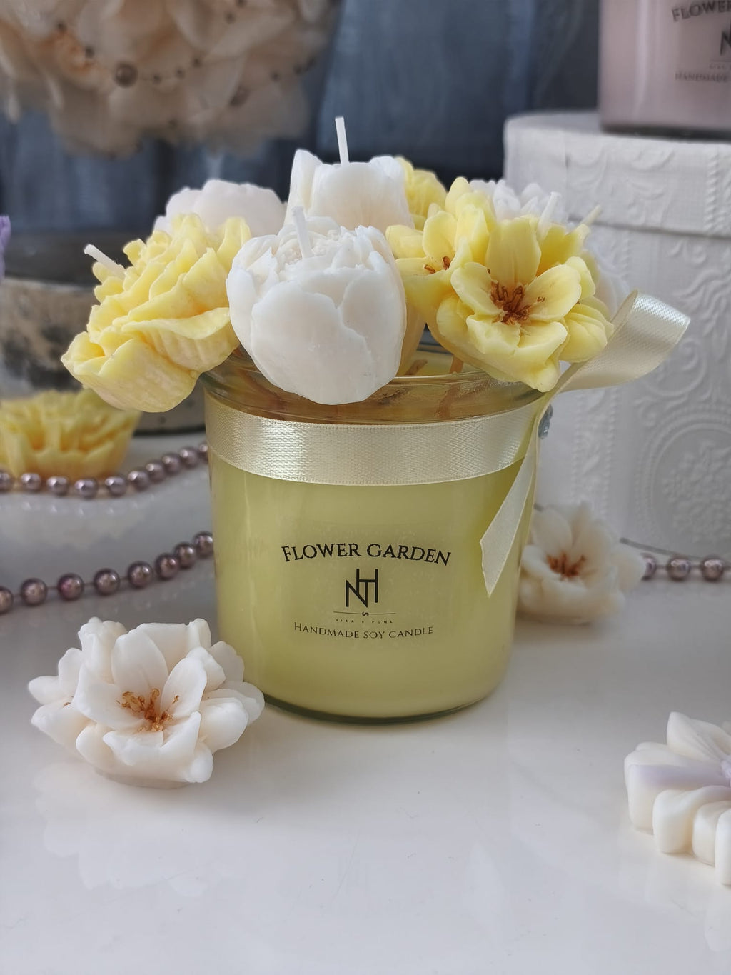 Flower Garden NH 1 – Luxusní sójové svíčky | Nika's Home
