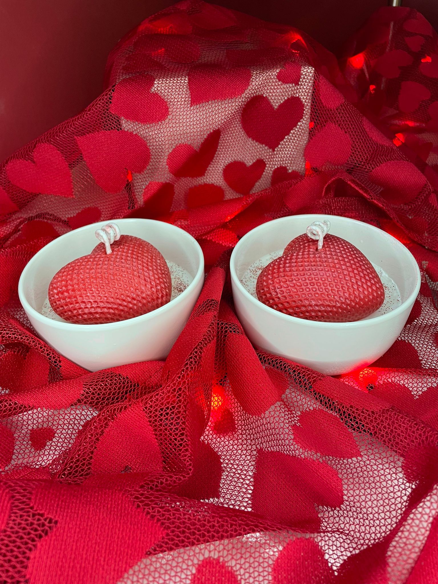 ...with love / Candle NH 2 – Sójová svíčka ve tvaru srdce | Nika's Home