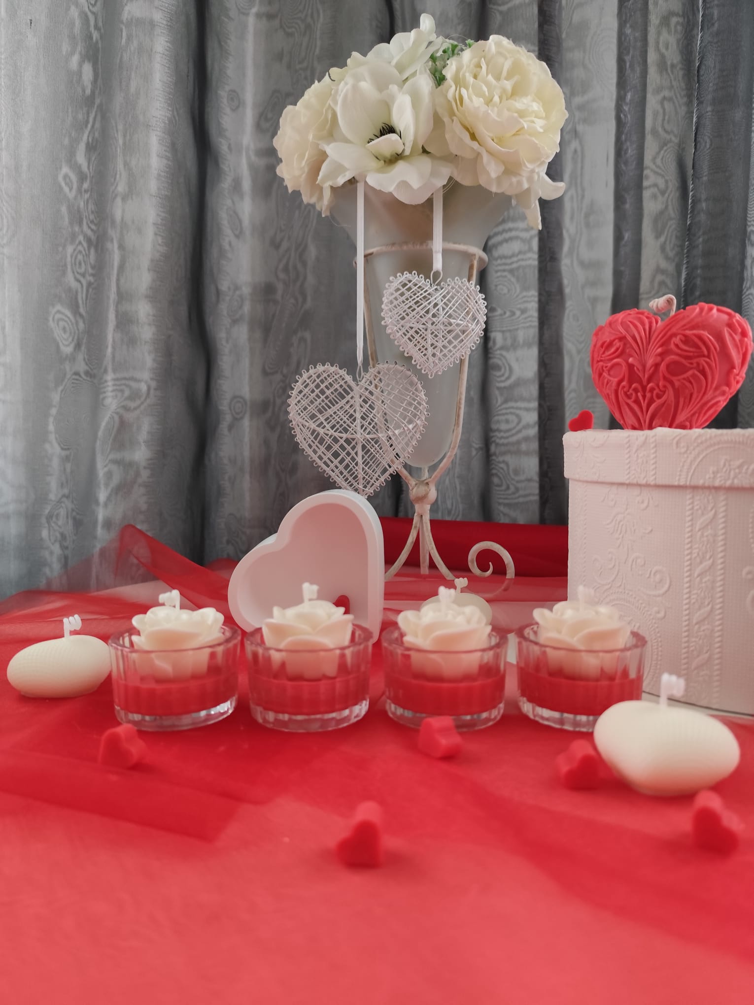 For you / Candle NH 2 – Sójové svíčky ve tvaru květin | 3 barvy | Nika's Home