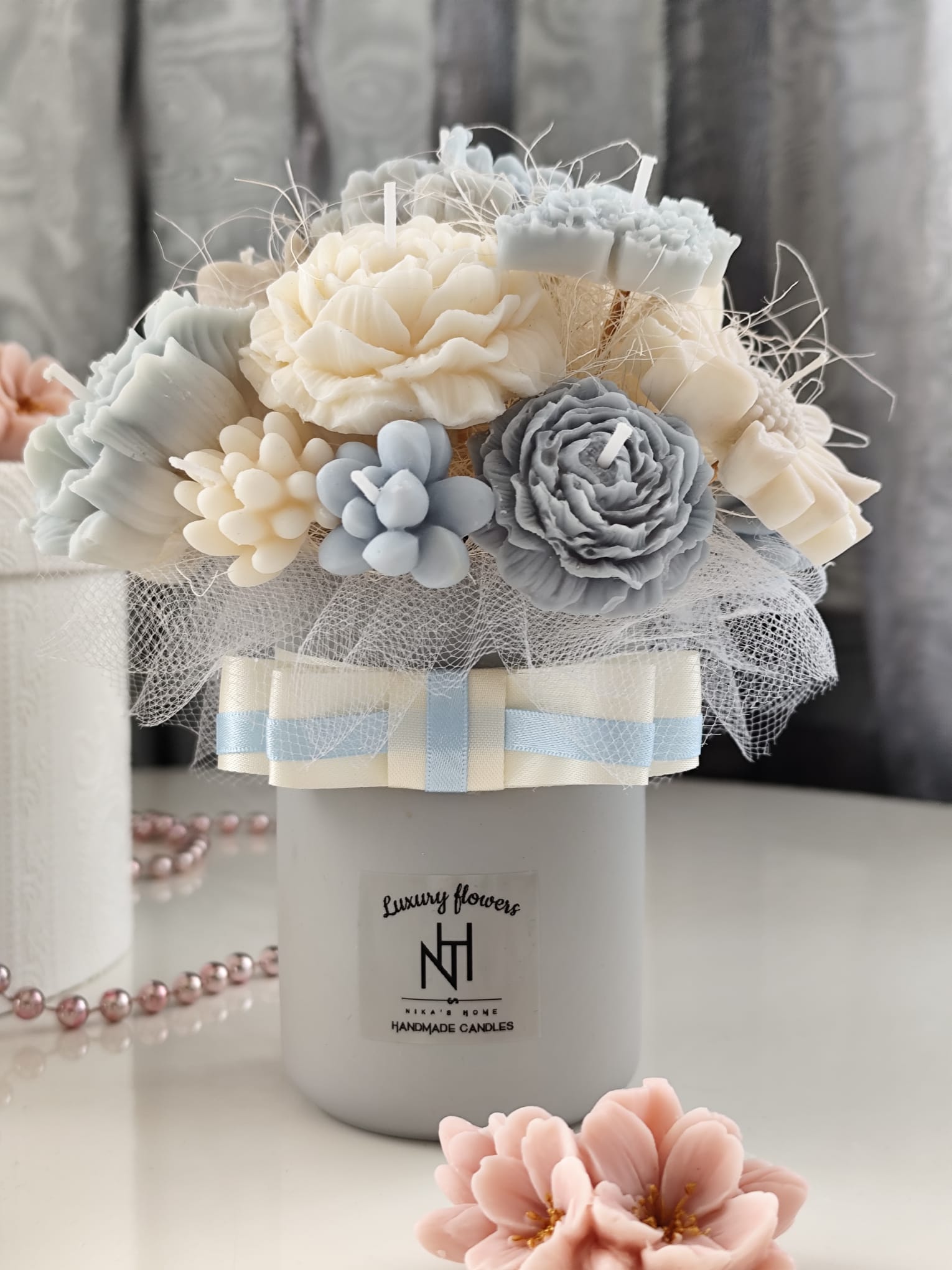 Luxury Flower Bouquet NH – Luxusní sójové svíčky | Nika's Home