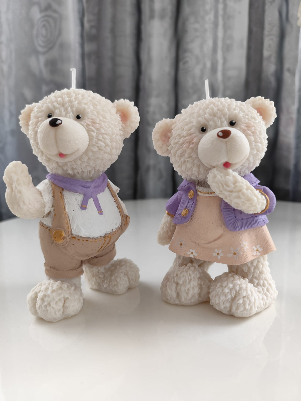 Candle Teddy bear, big boy NH - Sójové svíčky | Nika's Home