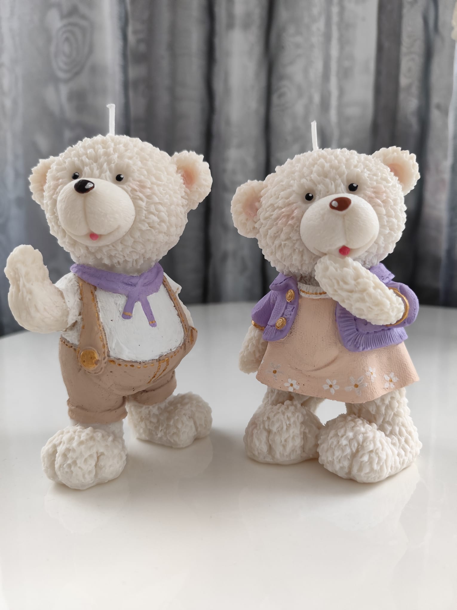 Candle Teddy bear, big boy NH - Sójové svíčky | Nika's Home