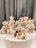 Candle Bear Family NH - Sójové svíčky, sada 6 ks | Nika's Home
