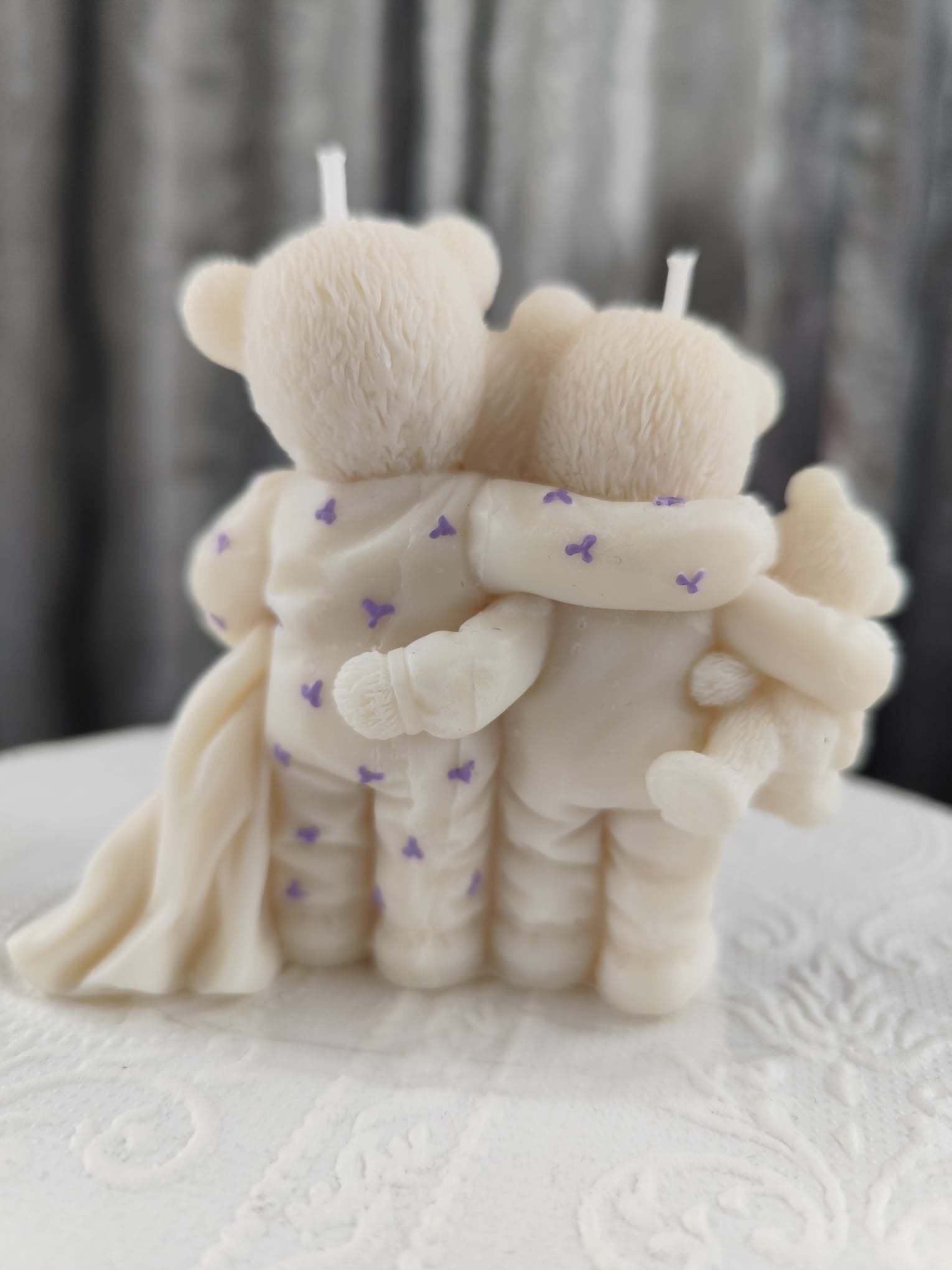 Candle Bear Family NH 1 – Sójové svíčky medvídci | Rodinka | Nika's Home
