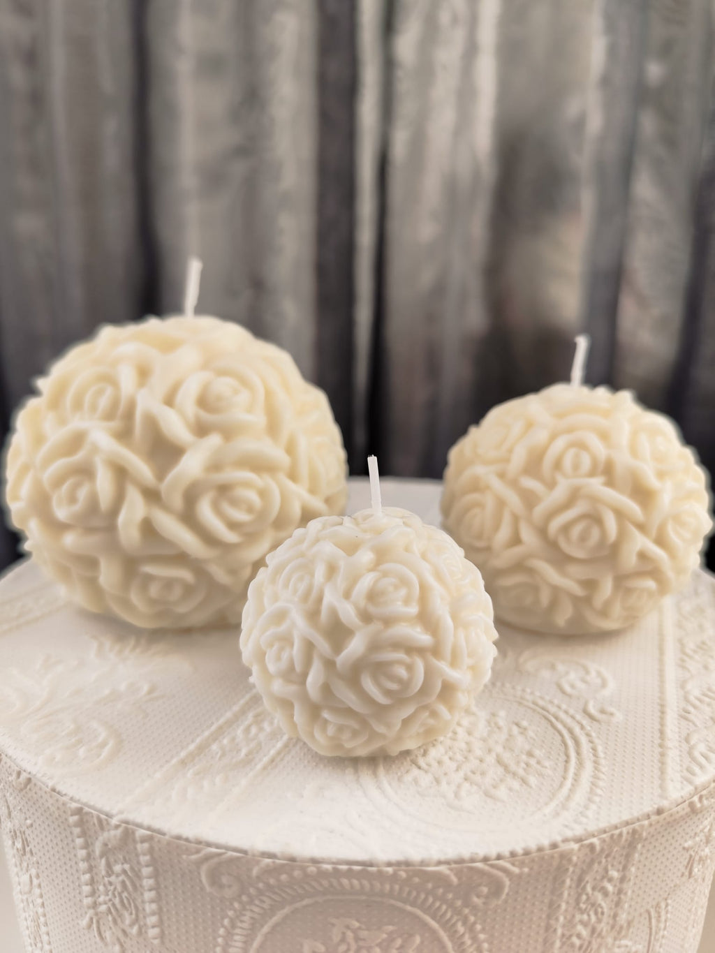 Candle Rose Elegance NH - Sójové svíčky, sada 3 ks | Nika's Home