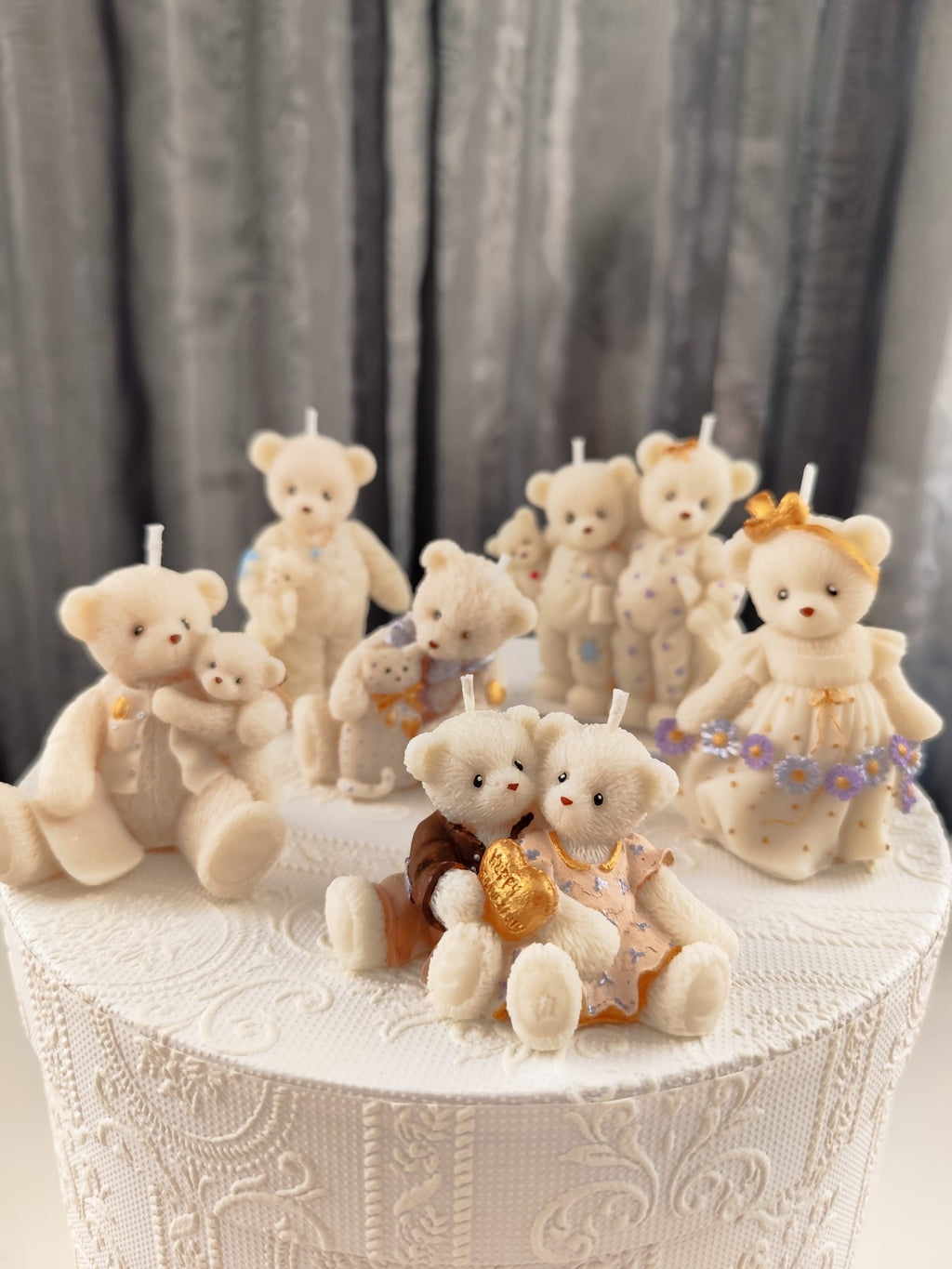 Candle Bear Family NH 2 – Sójové svíčky medvídci | Rodinka | Nika's Home