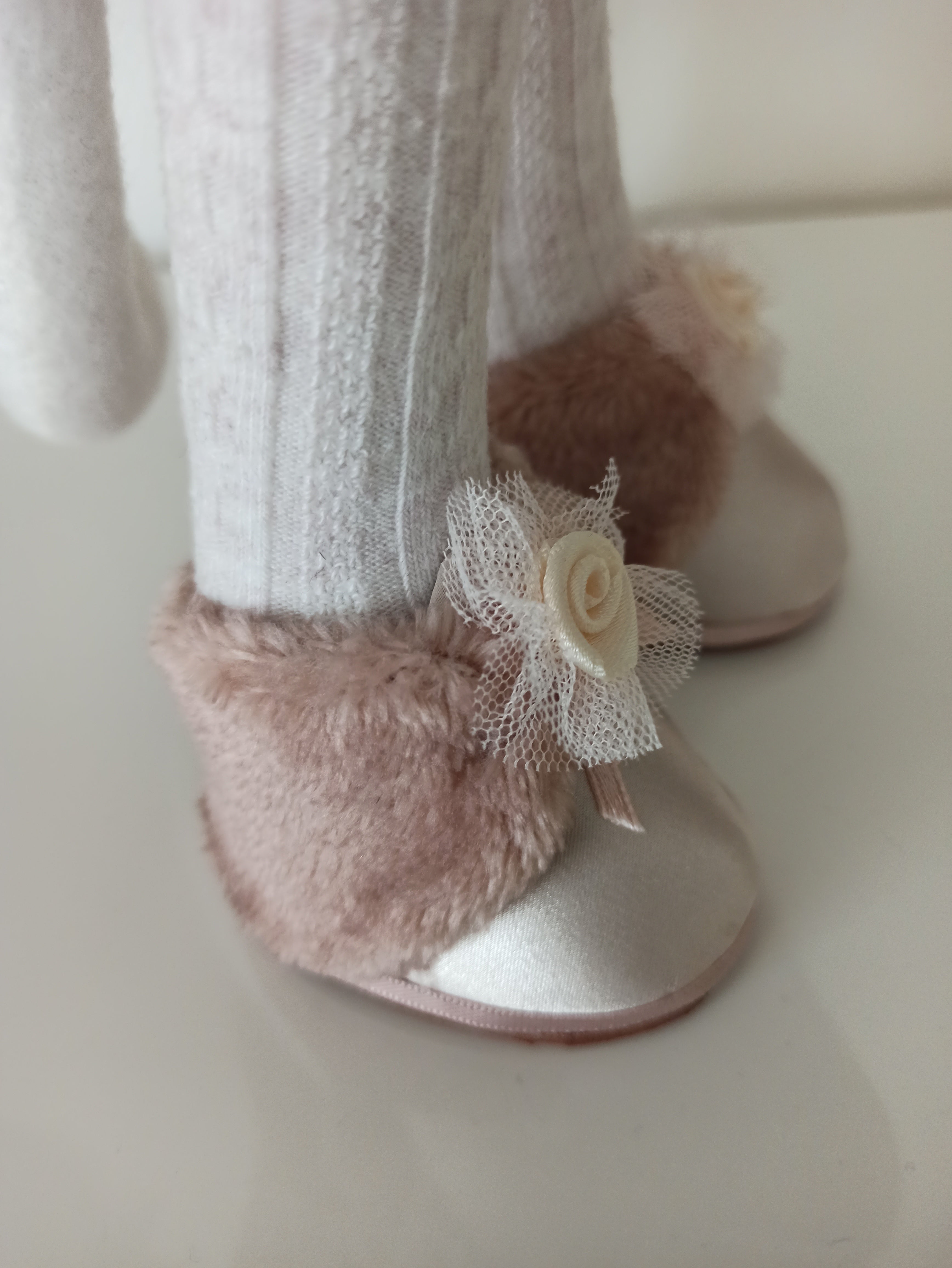 Nikaska Kočička Růžová – Ručně vyrobená panenka | 39 cm | Nika's Home