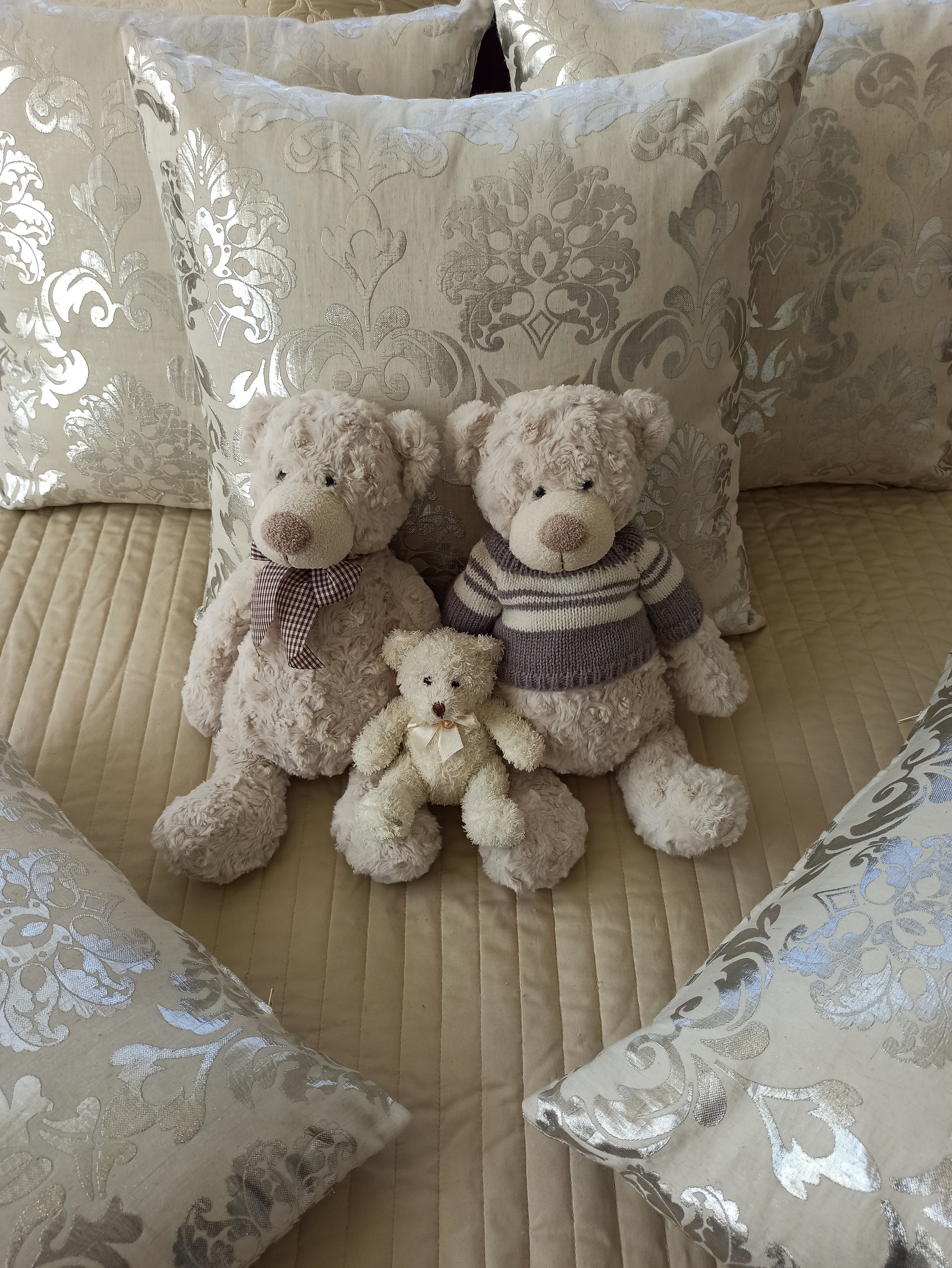 Medvídči Teddy Bears – Sada 3 ks | Textilní Dekorace | Nika's Home