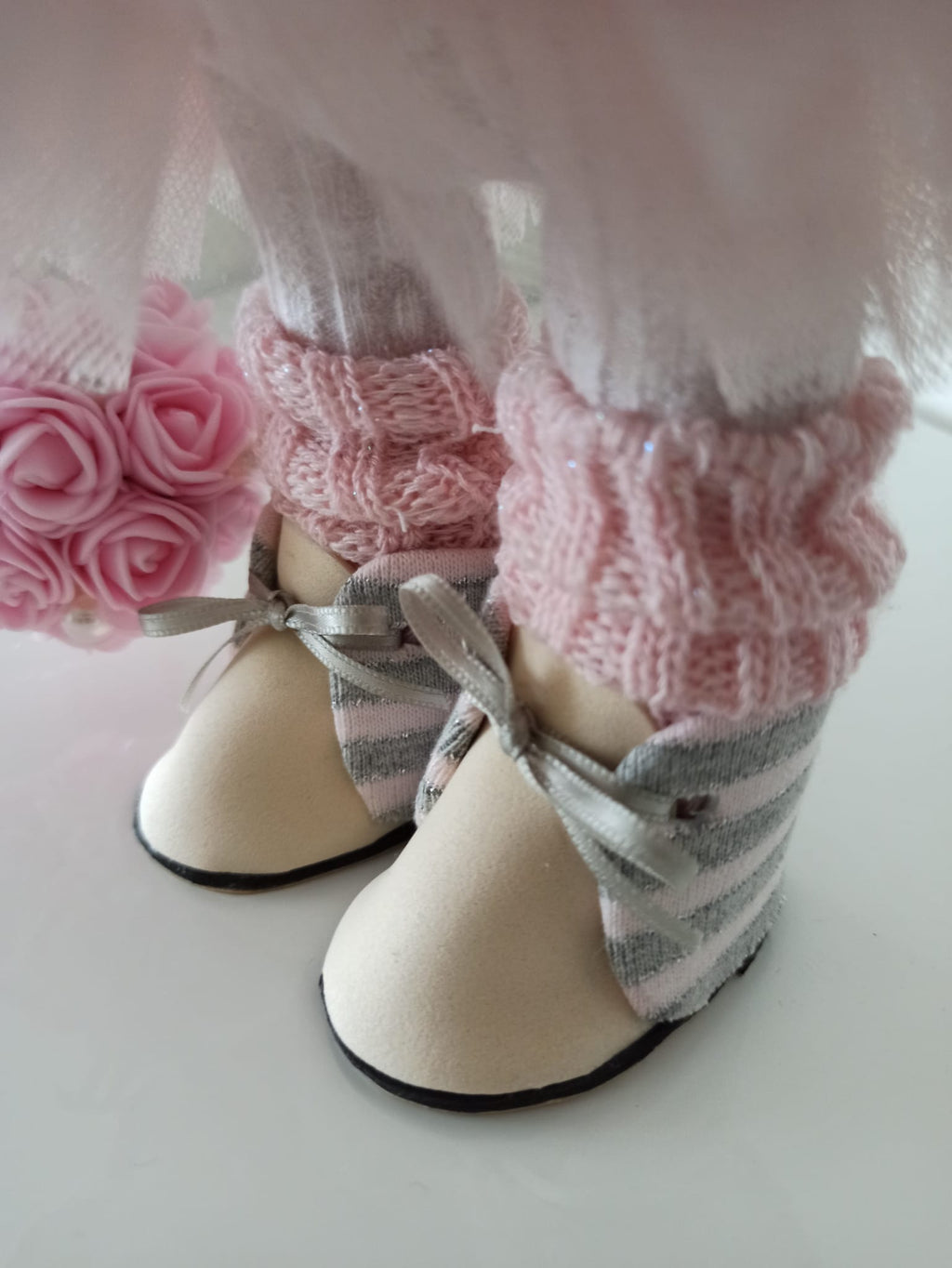 Nikaska Růžová – Ručně vyrobená panenka | 26 cm | Nika's Home