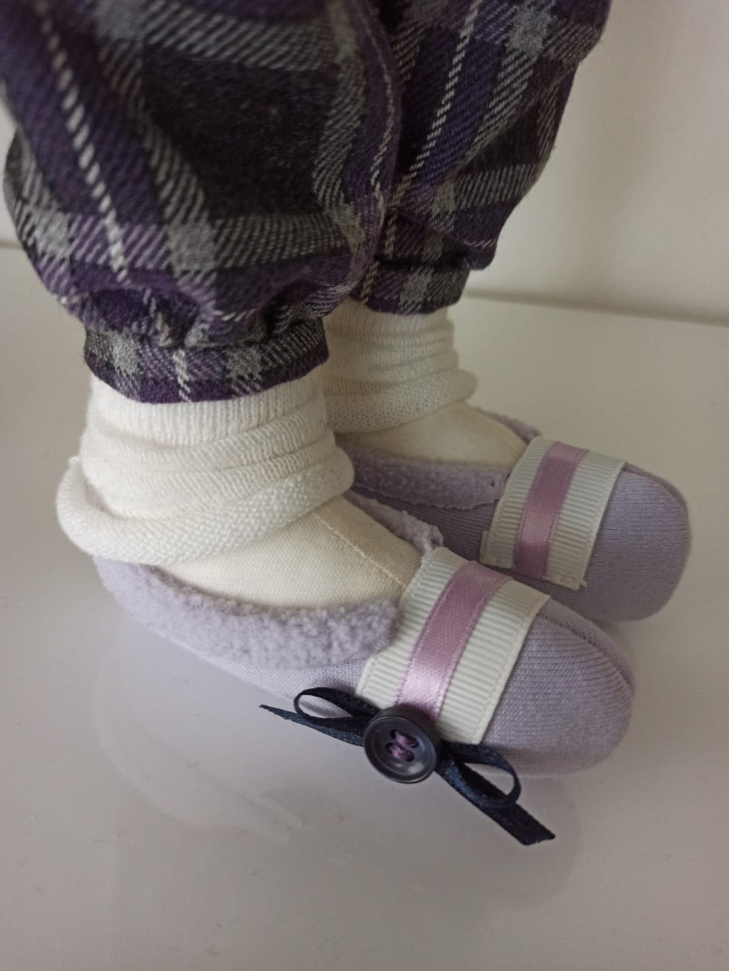 Nikaska Rabbit Purple – Sada | Fialová Dekorativní Panenka 35 cm | Nika's Home