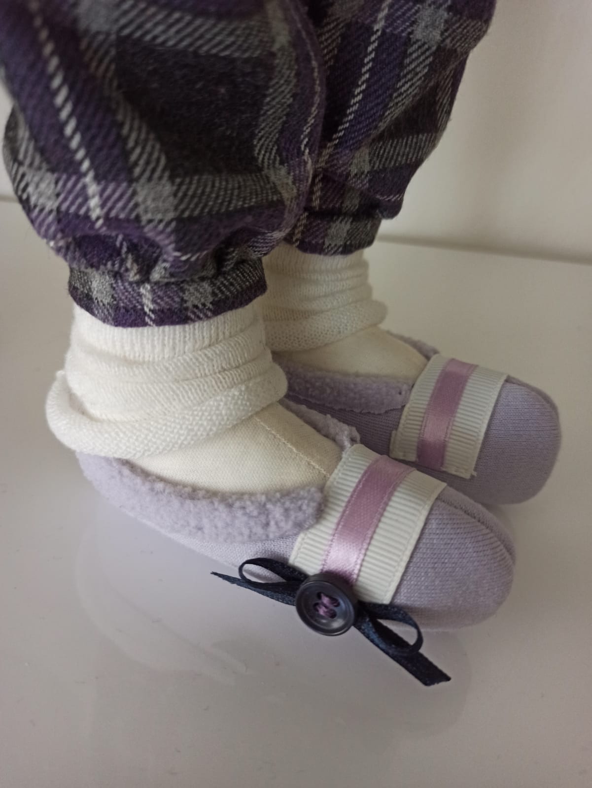 Nikaska Rabbit Purple – Sada | Fialová Dekorativní Panenka 35 cm | Nika's Home
