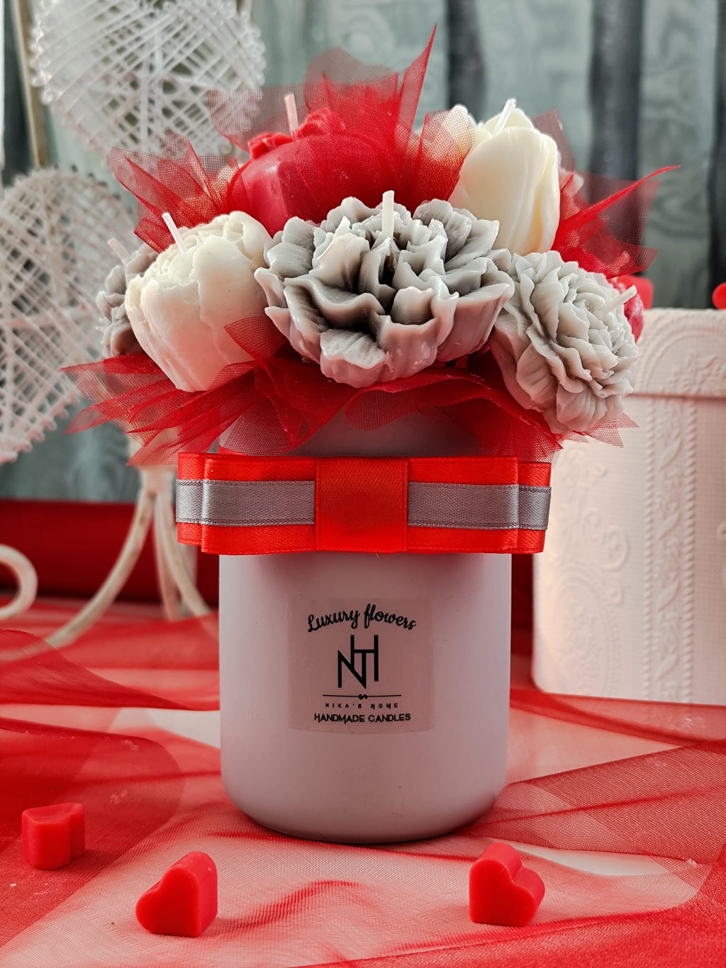 Luxury Flower Bouquet NH 2 - Luxusní sójové svíčky | Nika's Home