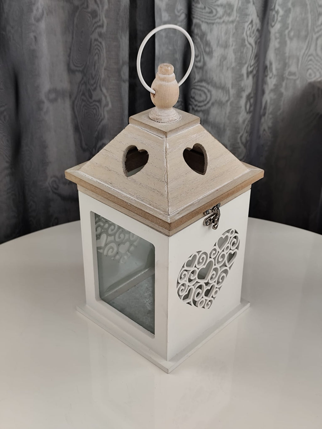 Lucerna rustikální | 32 cm x 14 cm x 14 cm | Steampunk | Vintage | Industrial | Lafiora | Nika's Home