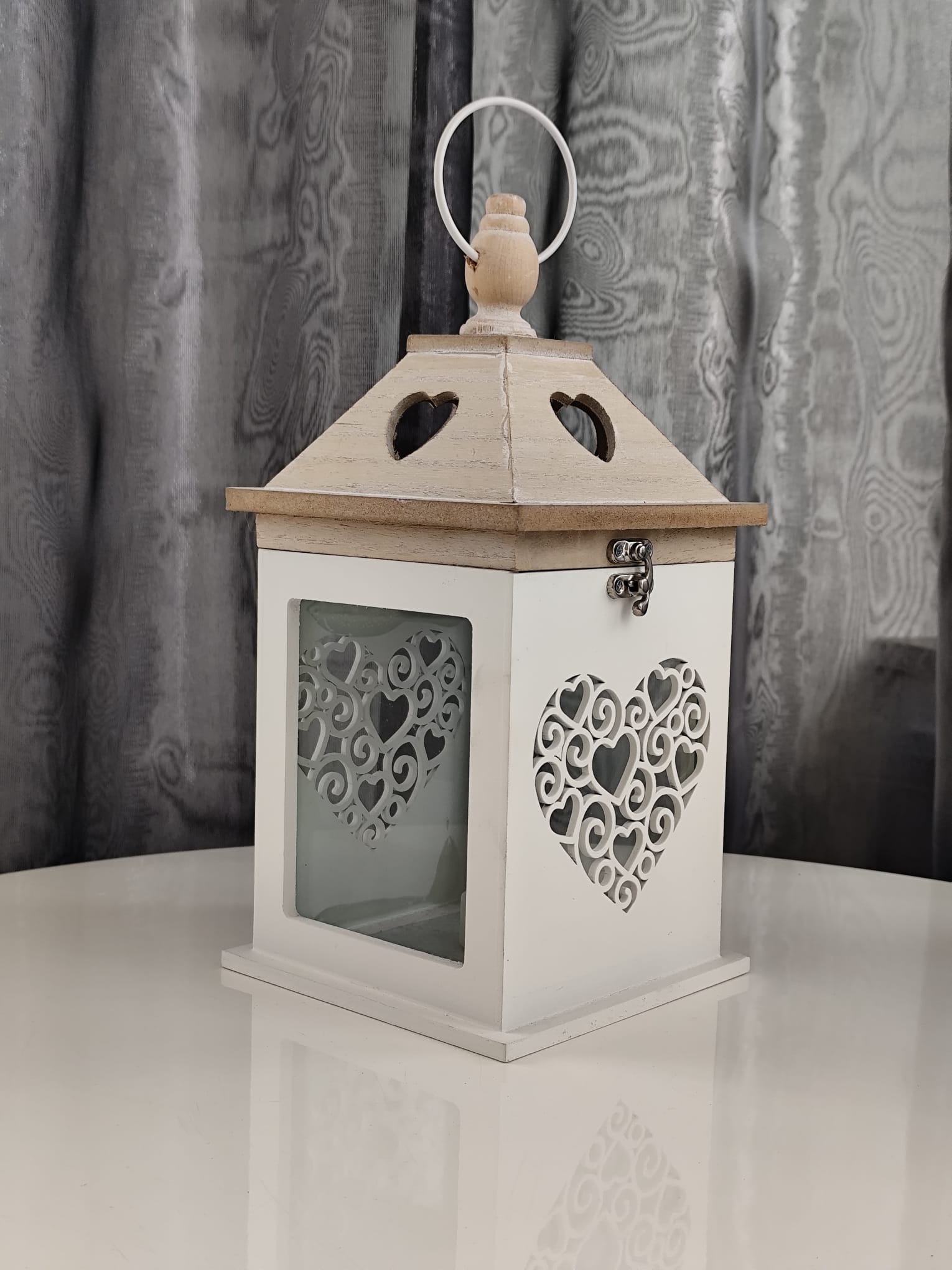 Lucerna rustikální | 32 cm x 14 cm x 14 cm | Steampunk | Vintage | Industrial | Lafiora | Nika's Home