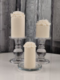 Candle Fusion Style Peony NH 6 - Sójové svíčky, sada 3 ks | Nika's Home
